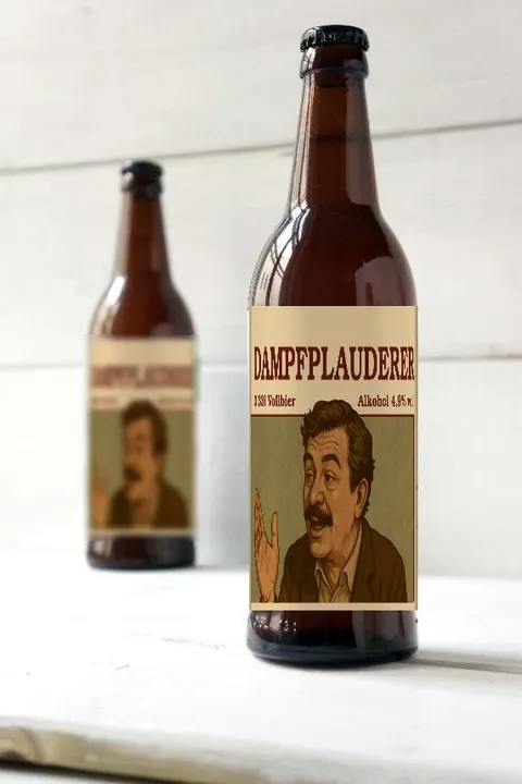 Flasche Dampfplauderer, Dampfbier