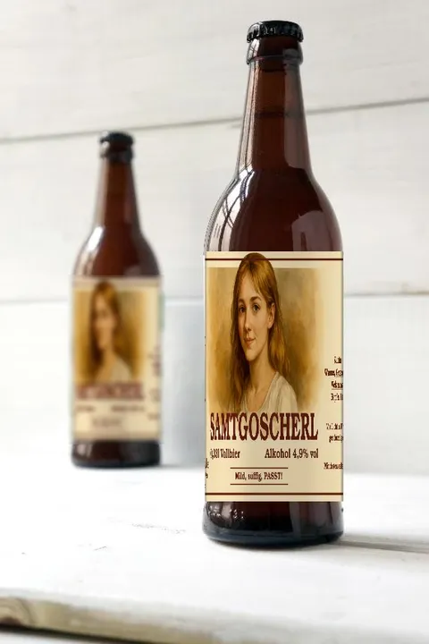 Flasche Samtgoscherl, Helles Zwickl · Cream Ale